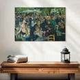 thumbnail image 2 of Elephant Stock Dance At Le Moulin De La Galette Wall Art - Horizontal Canvas Wall Art - Lobby Wall Decor - People Canvas - Teal And Green Decor By Pierre Auguste Renoir - 24" x 16", 2 of 8