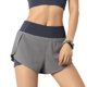 thumbnail image 2 of Pantalones cortos deportivos de fitness para mujer, pantalones cortos de verano para correr de noche, anti-caminar, estilo europeo y americano, para yoga, informales, de secado rápido, para, 2 of 2