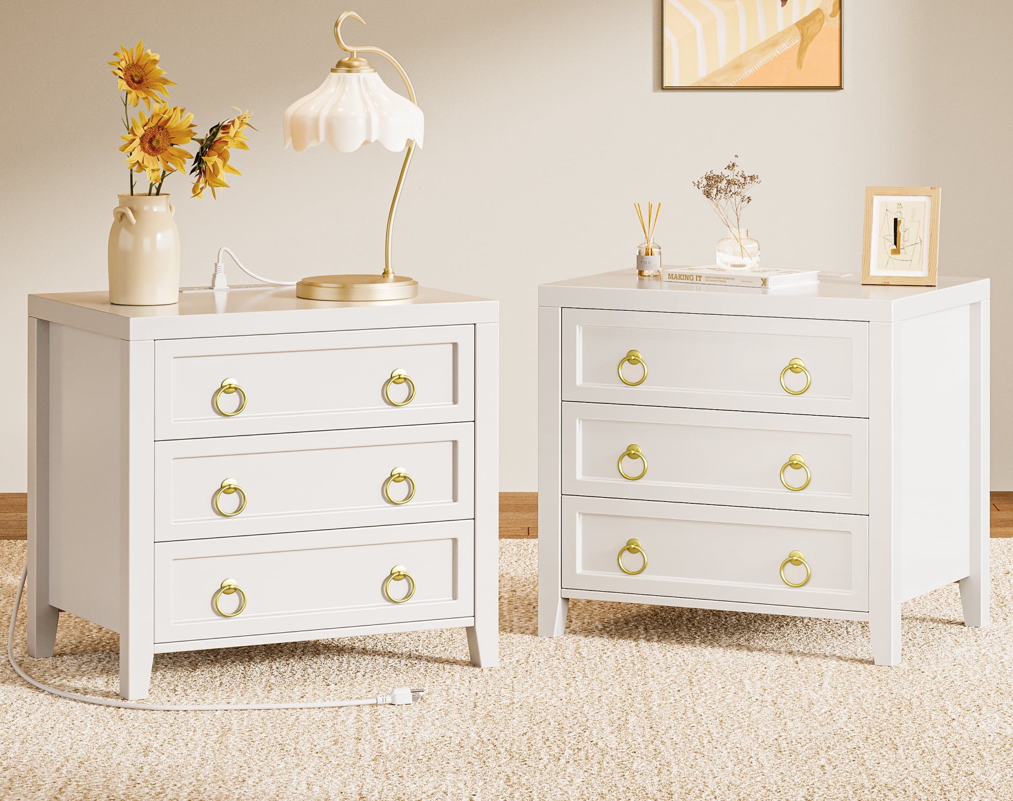 lifestorey ana 8 drawer mid century modern dresser oak Lifestorey 8 Drawer Ana Dresser : Mid-Century Modern, MDF & Wood Veneer,  Cone Legs, 34.3 Height