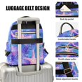 thumbnail image 3 of FORMRS Mini Backpack Purse for Women Quilted Travel Daypack Casual Shoulder Bag, Pink Starfish Pattern, 3 of 7