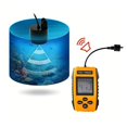 thumbnail image 2 of Portable Fish Finder with Sonar, Alarm Transducer Fishfinder Fishing Echo Sounder, 2 of 7