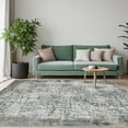 thumbnail image 2 of Hasoo 10' x 13' Area Rug for Living Room Abstract Non Slip Indoor Carpet, Gray, 2 of 5