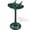 B-Dark Green | with Fountain, variant on Hassch Pedestal Birdbath with Solar Fountain and Ground Stake, Resin Bird Baths for Outdoors Garden Yard Lawn Decor, Bronze