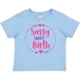 thumbnail image 3 of Inktastic Sassy Since Birth, Sassy, Sassy Girl, Arrow, Hearts Girls Baby T-Shirt, 3 of 5