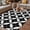 Black, variant on Retro Rhombus Outdoor Rug for Patio/Deck/Porch, Non-Slip Large Area Rug 6 x 9 Ft, Morocco Abstract Geometric Art Navy Blue Indoor Outdoor Rugs Washable Area Rugs, Reversible Camping Rug Carpet Runner