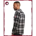 thumbnail image 6 of CANADA WEATHER GEAR Men's Plaid Shirt - Polar Fleece Long Sleeve Button Down Shirt for Men (M-XXL), 6 of 7