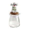 thumbnail image 2 of Halloween Ghost Glass Storage Jar, Resin Figurine Candy Jar with Cork Stopper, High-Transparency Thickened Glass for Small Items, Multi-Scenario Halloween Decor Prop for Entryway Cafe Shop Party Gift, 2 of 7