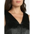 thumbnail image 4 of Time and Tru Women's Brocade Shift Dress, XS-XXXL, 4 of 5