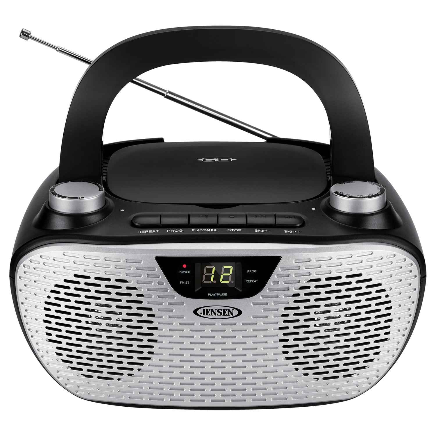 JENSEN CD-485 Portable Stereo CD Player with AM/FM Radio