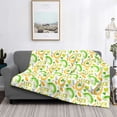 thumbnail image 2 of Yiaed St Patrick's Day1 Print Blanket Throw Blanket Soft Cozy Flannel Blanket for Home Bed Sofa Couch Chair-80"x60", 2 of 6