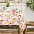 thumbnail image 5 of Fall Tablecloth 60x120 Inch, Thanksgiving Autumn Harvest Orange Red Watercolor Leaf Table Cover for Party Picnic Dinner Decor, 5 of 6