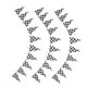 thumbnail image 3 of KAKOWELY 3 banderas a cuadros en blanco y negro para decoración de fiestas temáticas de carreras, banderines de carreras, banderines decorativos para cumpleaños, barbacoas y bares., 3 of 5