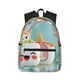 thumbnail image 1 of Easygdp Kawaii Sushi Characters Delight Mochila Casual para Portátil, Mochila para Escuela, Viajes, Negocios, 1 of 6