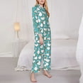 thumbnail image 3 of Goofa Cartoon Funny Goose Printed Women’s 2 Piece Pajama Set Super,Pajamas Women's Long Sleeve Sleepwear Soft Button Down Loungewear Pjs Lounge Set Nightwear-Medium, 3 of 9