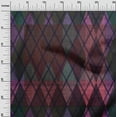 thumbnail image 3 of oneOone Cotton Cambric Dark Magenta Fabric Argyle Sewing Fabric By The Yard Printed Diy Clothing Sewing Supplies 42 Inch Wide, 3 of 4