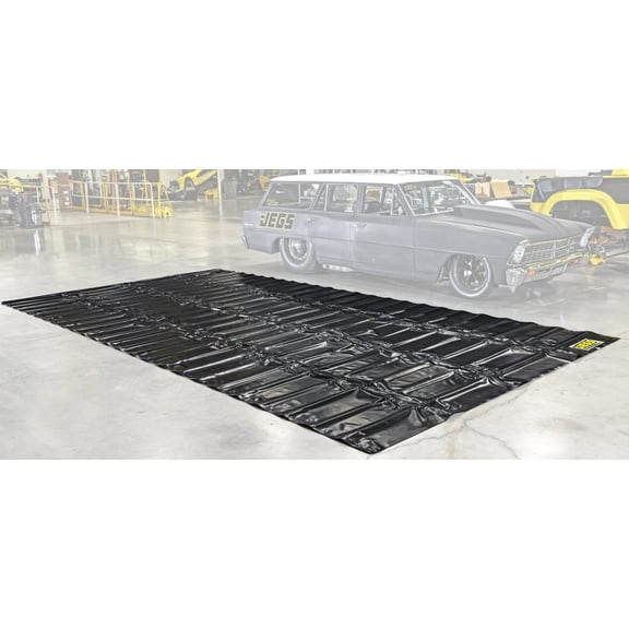 JEGS 88210 Heavy-Duty Pit Mat 10 ft. W x 20 ft. L Weighs Only 27 lbs. Weather Re