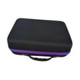 thumbnail image 4 of Milaget 120 Grid Essential Oil Carrying Case Dustproof Hard Shell Portable Organizer violet and black, 4 of 9
