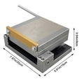 thumbnail image 2 of Magnetic Chuck Permanent Magnetic Sine Plate for Grinding Machine 6 X 6 Inch, 2 of 11
