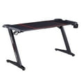 thumbnail image 5 of Pemberly Row Modern Metal Gaming Desk with Outlets in Black Finish, 5 of 15