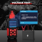 MRCARTOOL Motorcycle Diagnostic Measurement Tool M4 Motorcycle System Code Readers Scan Tool Motorcycle Fault Code Reader Compatible for YAMAHA-2P/HONDA,KAWASAKI-1/2/3/4/5/6P,OBDII