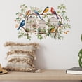 thumbnail image 4 of Wall Stickers For Living Room Tree Branches And Birdcage Design Glossy Finish 40 cm x 60 cm Single Piece, 4 of 7