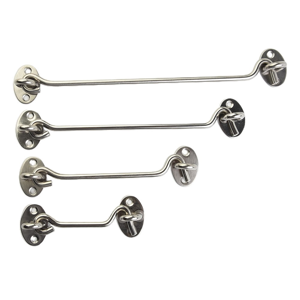 2\" Cabin Hook Eye Latch Carbon Steel Zinc Plating 15 Pack - 