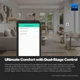 thumbnail image 2 of YoLink Thermostat 2, Smart Thermostat with Dual-Stage Heating & Cooling, Heat Pump Support, External Temp Sensors, Remote Control, Scheduling, Alexa & Google, Long-Range Connectivity, Hub Required, 2 of 9