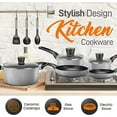 thumbnail image 6 of SereneLife 11 Piece Pots and Pans Home Non Stick Kitchenware Cookware Set, 6 of 6