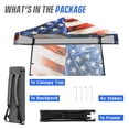 thumbnail image 4 of EAGLE PEAK 8x8 Slant Leg Lightweight Compact Portable Canopy w/ Backpack(Stars and Stripes), 4 of 8