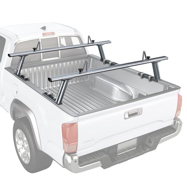 AARacks Model APX2502SLV LowProfile Utility Aluminum PickUp Truck Ladder Rack with Load