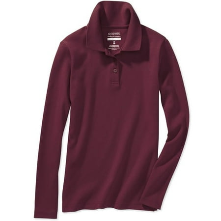 Girls' Long Sleeve Polo Shirt