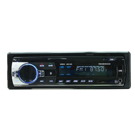 - 2018 New 12V Car Stereo FM Radio MP3 Audio Player Support bluetooth Phone with USB/SD MMC Port Car Electronics In-Dash 1 DIN
