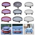 thumbnail image 2 of Round Plant Stand with Wheels Heavy Duty Rolling Plant Stand Plant Rollers with Casters Strong Plant Rollers Stand, 2 of 9
