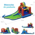 thumbnail image 3 of Parque Acuático Inflable con Tobogán 740 W Costway 575 x 280 x 236 cm, 3 of 9