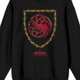 thumbnail image 2 of House of the Dragon Red Dragon Crest Men's Black Crewneck Sweatshirt-Large, 2 of 3