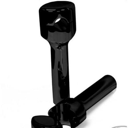 LA Choppers LA-7406-03B Hefty Smooth Riser for 1-1/4in Handlebar - 3in. Tall - Black