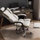 thumbnail image 2 of Luxury Leather Office Chair Footrest Back Cushion Wheels Mobile Recliner Chair Computer Study Sillas De Oficina Office Furniture My Lux Decor Round, 2 of 29