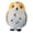 B, variant on OIUR Mini Owl Statue Resin Hand Painted Owl Ornament Miniature Animal Figurine for DIY Micro Landscape Bonsai Fairy Garden Decoration