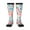 3 Black, variant on Cupcakes and Donuts print thigh-high socks, crafted for both men and women with a stretchy, high-opaque design perfect for daily wear