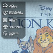 Boy's Lion King Character Group Shot Graphic Tee Light Blue X Large