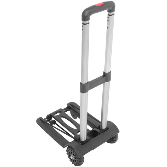 Pixnor Folding Luggage Trolley Foldable Cart for Groceries Platform Cart Hand Cart Personal Grocery Cart Foldable with Wheels