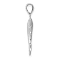 thumbnail image 2 of 14K White Gold Charm Pendant Themed Closed Back 28 mm 14, 2 of 4