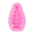 thumbnail image 2 of EGNMCR Christmas Decorations, Christmas Tree Chocolate Silicone Mould Christmas Decorating Fondant Cake Mould Pinetree Christmas Biscuits Baking Mould Silicone Christmas Tree Mold, 2 of 6
