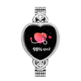 thumbnail image 2 of Reloj inteligente con frecuencia cardíaca, presión arterial, contador de pasos, IP67, reloj de metal resistente al agua, plateado Inevent EL000350-01B, 2 of 7