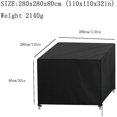 thumbnail image 2 of Terrace Furniture Cover Furniture Cover Waterproof Table Chair Cover 420d Square, 2 of 5