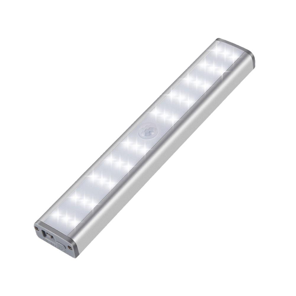Details about   60 LED Motion Sensor Kitchen Lamp Under Cabinet Closet Light USB Rechargeable US 