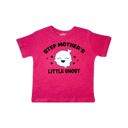 

Inktastic Cute Step Mother s Little Ghost with Stars Gift Toddler Toddler Girl T-Shirt