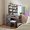 Grey-5080, variant on Vanity Desk with Sliding Vanity Mirror and RGB Lights,Makeup Vanity Desk with Charging Station,LED Vanity Table with Hidden Storage,Dressing Table Set with Stool&5 Drawers for Bedroom,Grey