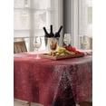 thumbnail image 6 of Red Grey Oil Painting Table Cloth, Abstract Modern Street Smear Art Waterproof Tablecloth for Rectangle Tables, Reusable Washable Fabric Table Cover for Restaurant Kitchen Dining Tables 60"x102", 6 of 6