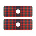 thumbnail image 7 of Yayeee Faucet Mat for Kitchen Sink 14.7" Diatomite Long Splash Guard Pad, Red and Blue Pattern, 2 Pack, 7 of 7